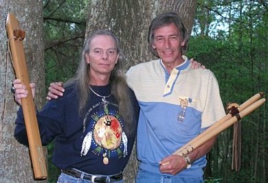 Charlie Wayne Watson - Native American Flute player & Vance Pennington - Waking Spirit Native style Flutes